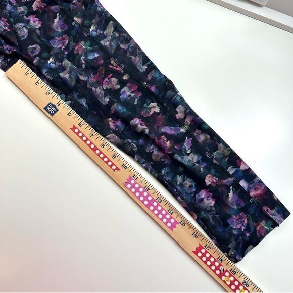 Lululemon Fast and Free Crop II 19" Non-Reflective Activate Floral Multi 4 - Picture 11 of 13